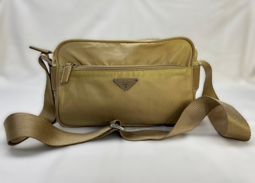 Prada tessuto tan beige nylon - tessuto,