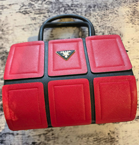 Prada red black - prada, red/black