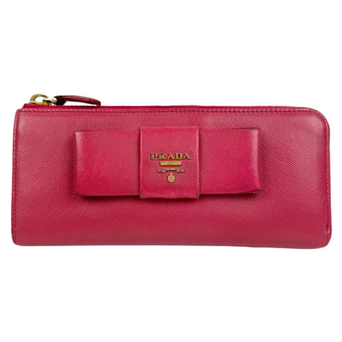 Prada pink saffiano leather - prada,