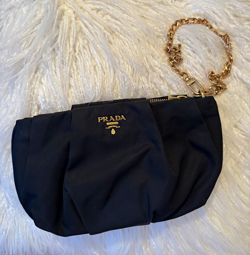 Prada milano black nylon - milano,