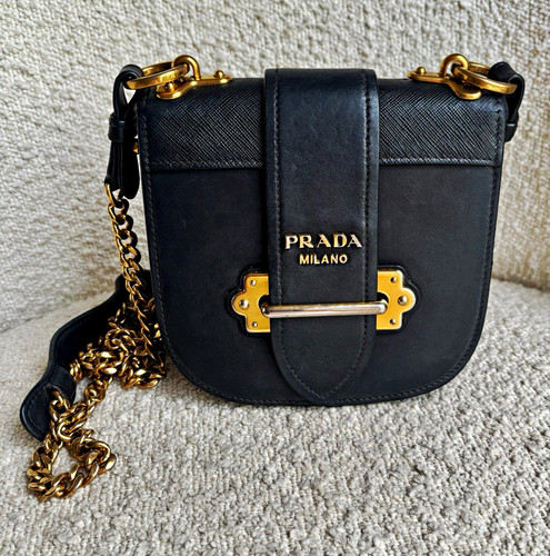 Prada cahier bag - prada, black