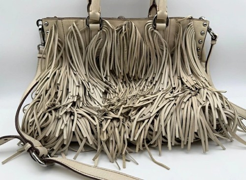 Prada leather fringe - leather,