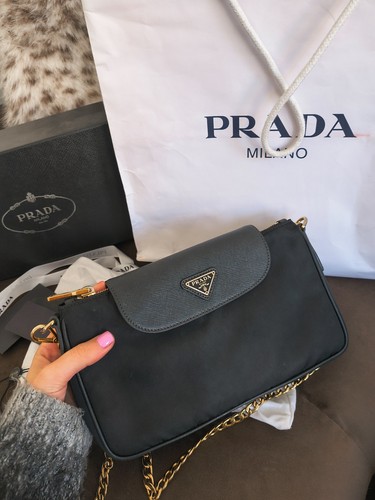 Black prada gold - gold, hardware