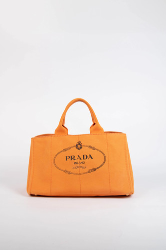 2010s prada orange - prada, canvas