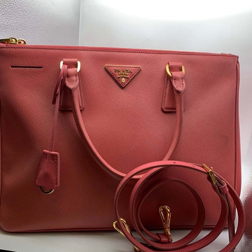 Prada saffiano pink - prada, zip