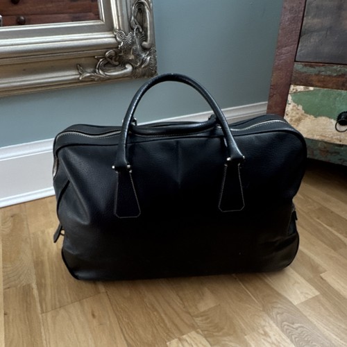Vintage prada black leather - black,