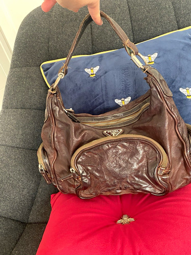 Vintage prada brown leather - prada,
