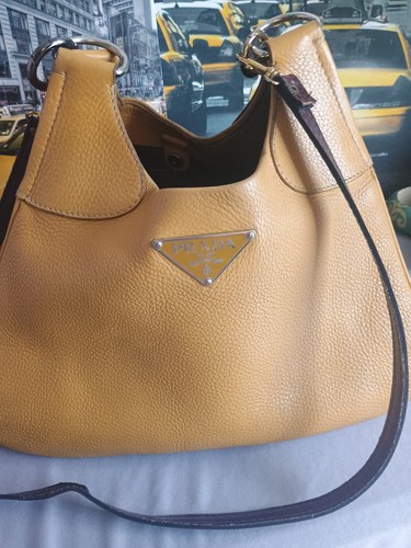 Prada leather shoulder bag - prada,