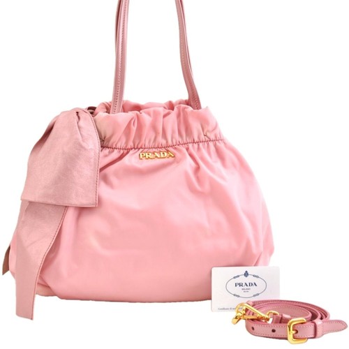 Authentic prada nylon gathered - authentic,