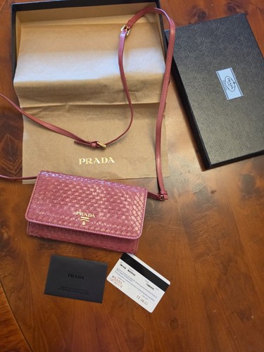 New classic chic prada woven - chic,