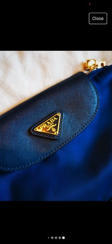 Prada nylon crossbody bag blue - crossbody,