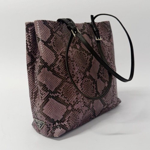 Vintage prada python - python, leather