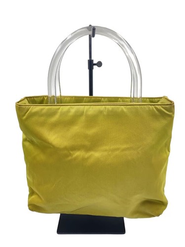 Prada handbag nylon green - prada,