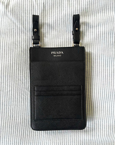 Prada milano black saffiano - milano,