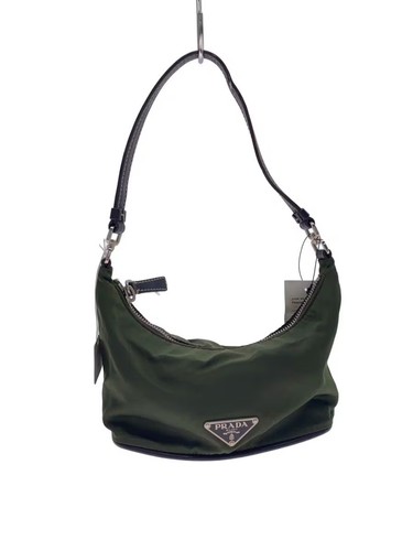 Prada handbag nylon grn - prada,