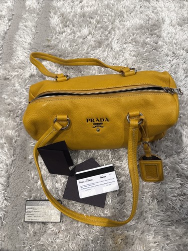 Prada milano authentic mustard - prada,