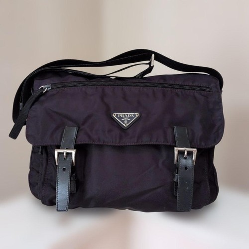 Prada nylon shoulder bag deep - nylon,