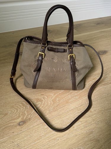 Genuine prada bag logo - prada,
