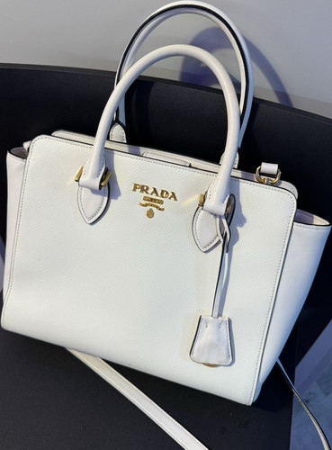 Prada saffiano soft white - prada,