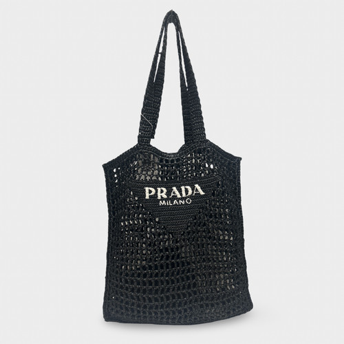 Prada raffia black - black, bag