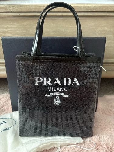 Prada sequin rete paillettes - prada,